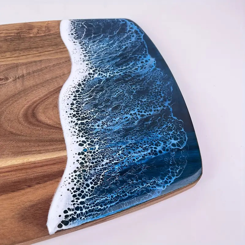Ocean Wave Resin Cutting Board