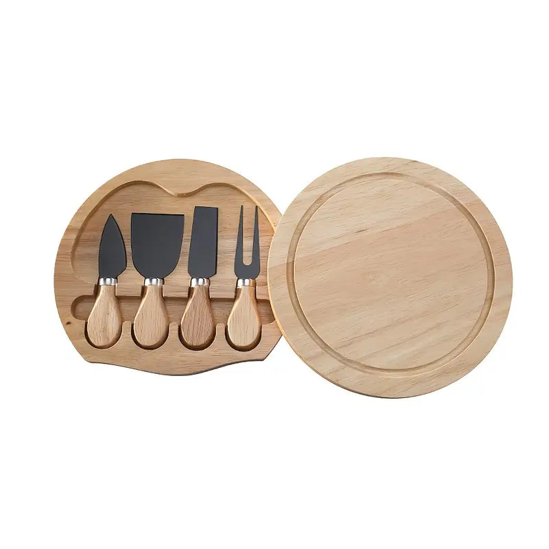 personalized cheese board and knife set
