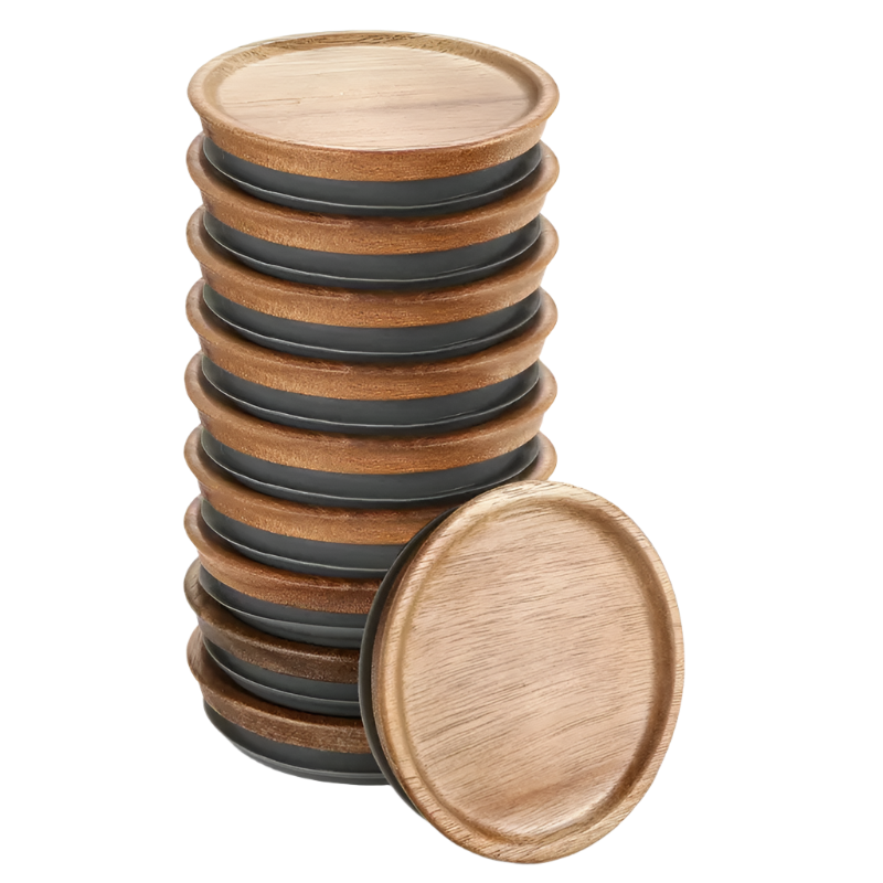 Customizable Wooden Storage Lids