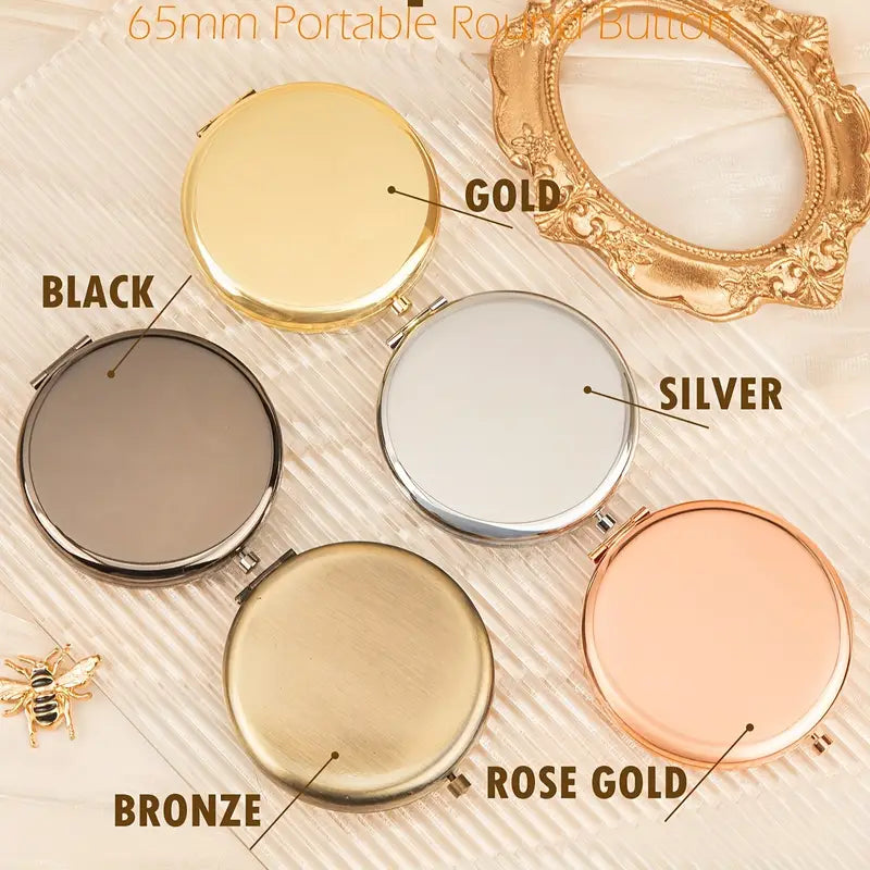 Round Compact Makeup Mirror
