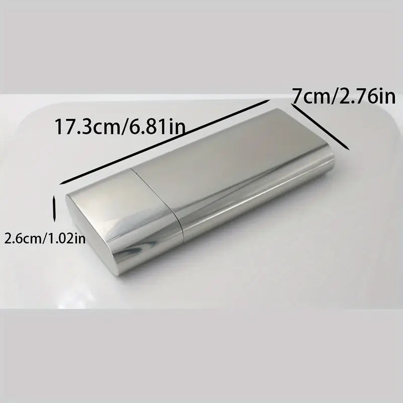 Stainless Steel Cigar Tube & 2oz Flask
