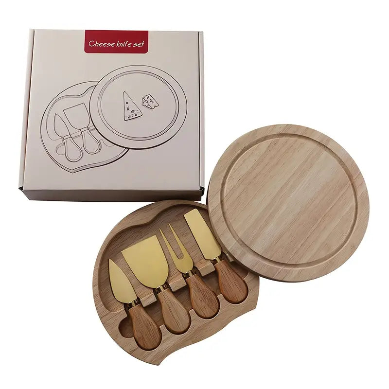 personalized cheese board and knife set