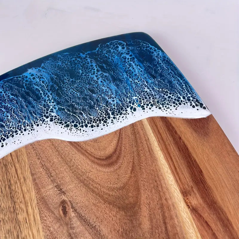 Ocean Wave Resin Cutting Board