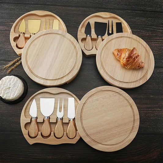 personalized cheese board and knife set