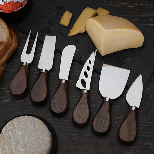 Walnut Cheese knife set