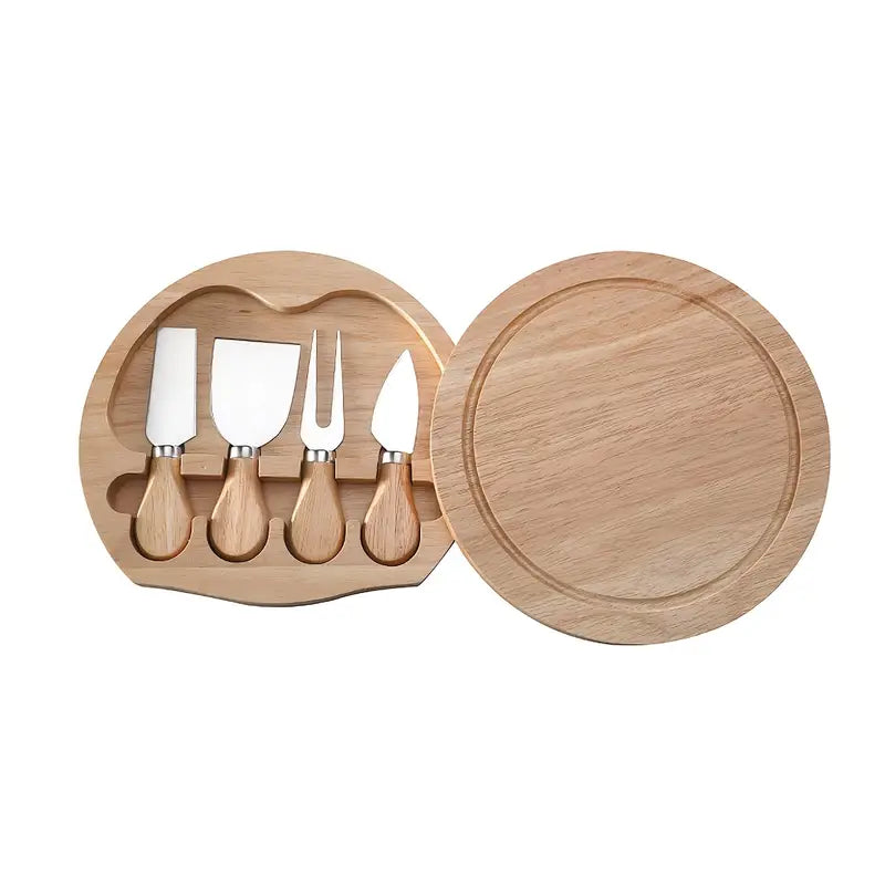 personalized cheese board and knife set